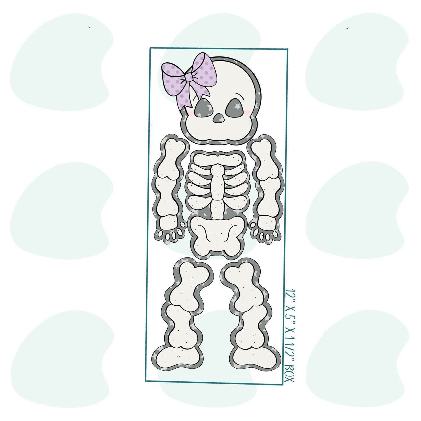 Complete Build a Skeleton Collection with 6 heads - Cookie Cutters
