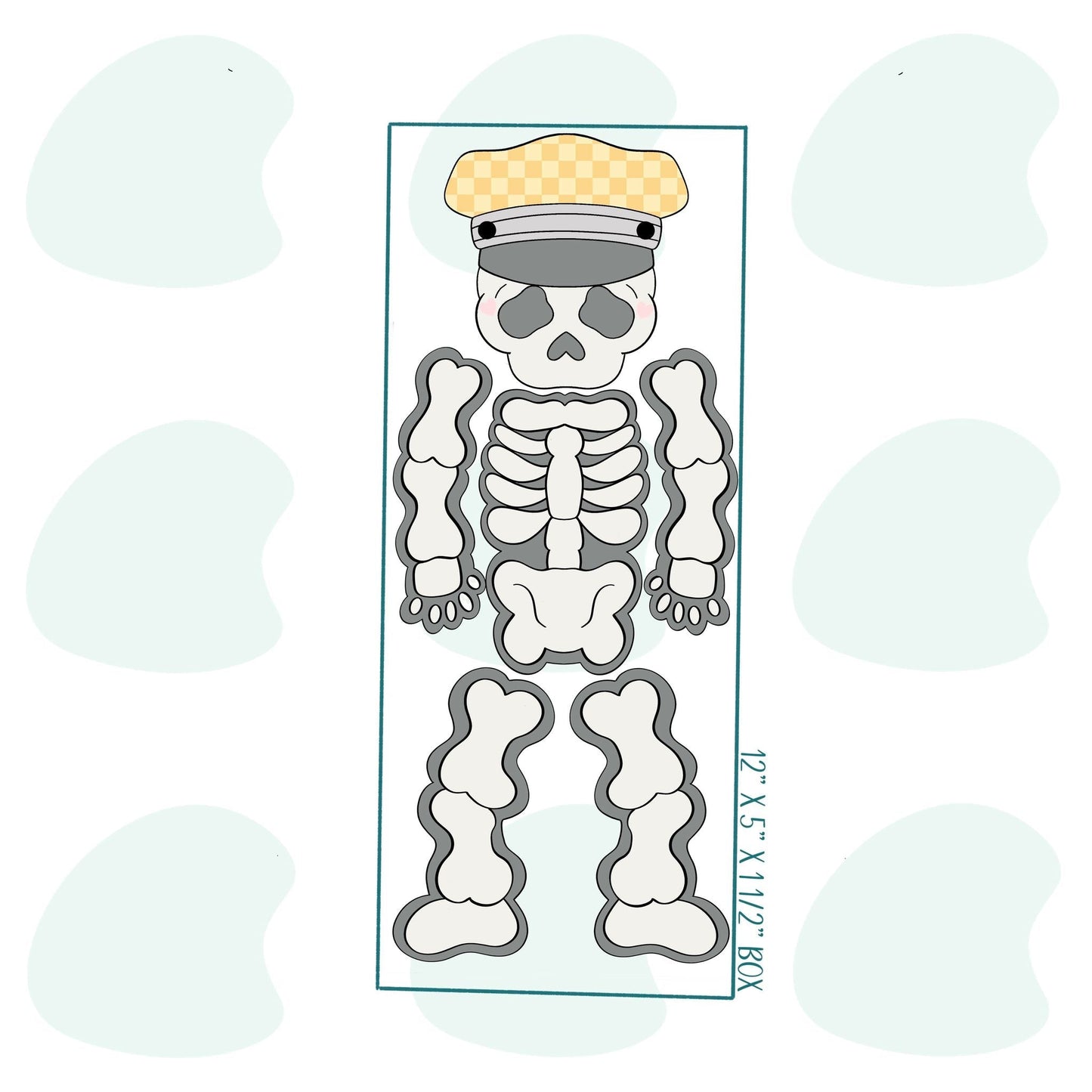Complete Build a Skeleton Collection with 6 heads - Cookie Cutters