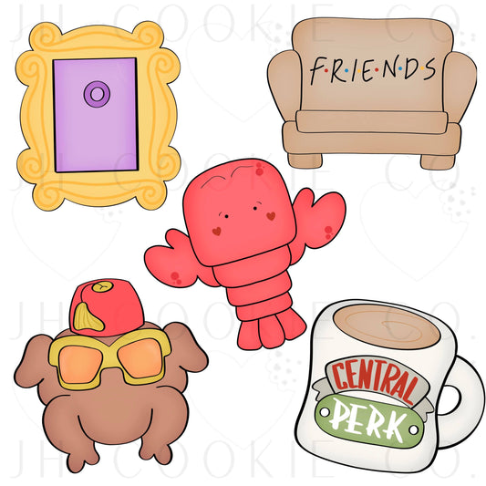 TV Show- Friends - Cookie Cutters