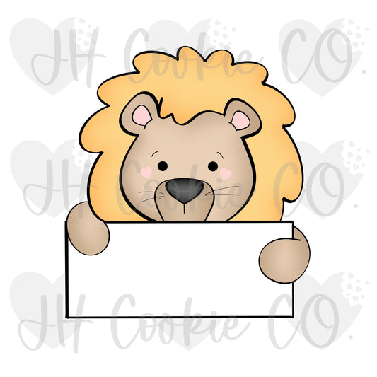 Lion Plaque (2022) - Cookie Cutter