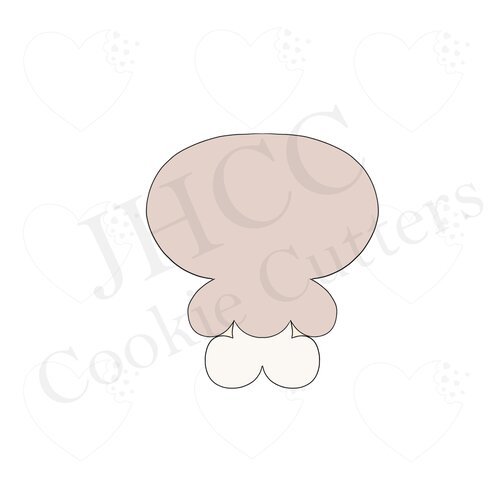 Chubby Turkey leg - Cookie Cutter