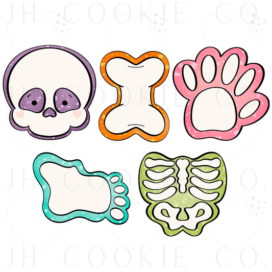 Skeleton Minis - Cookie Cutters
