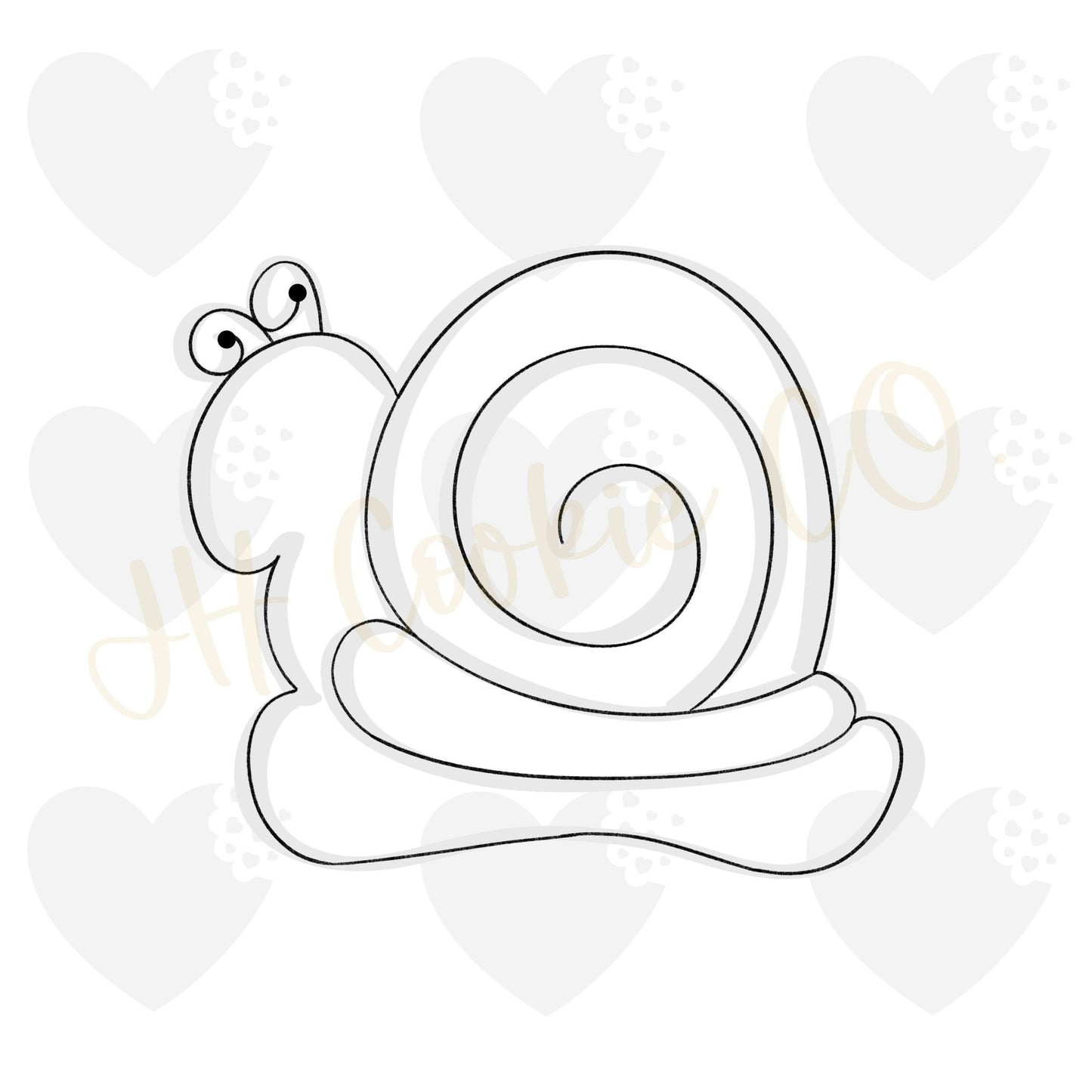 Chubby Snail - Cookie Cutter