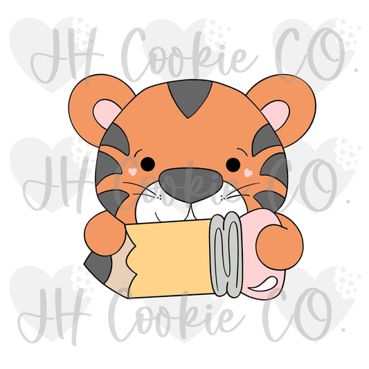 Tiger Pencil Plaque (2022) - Cookie Cutter