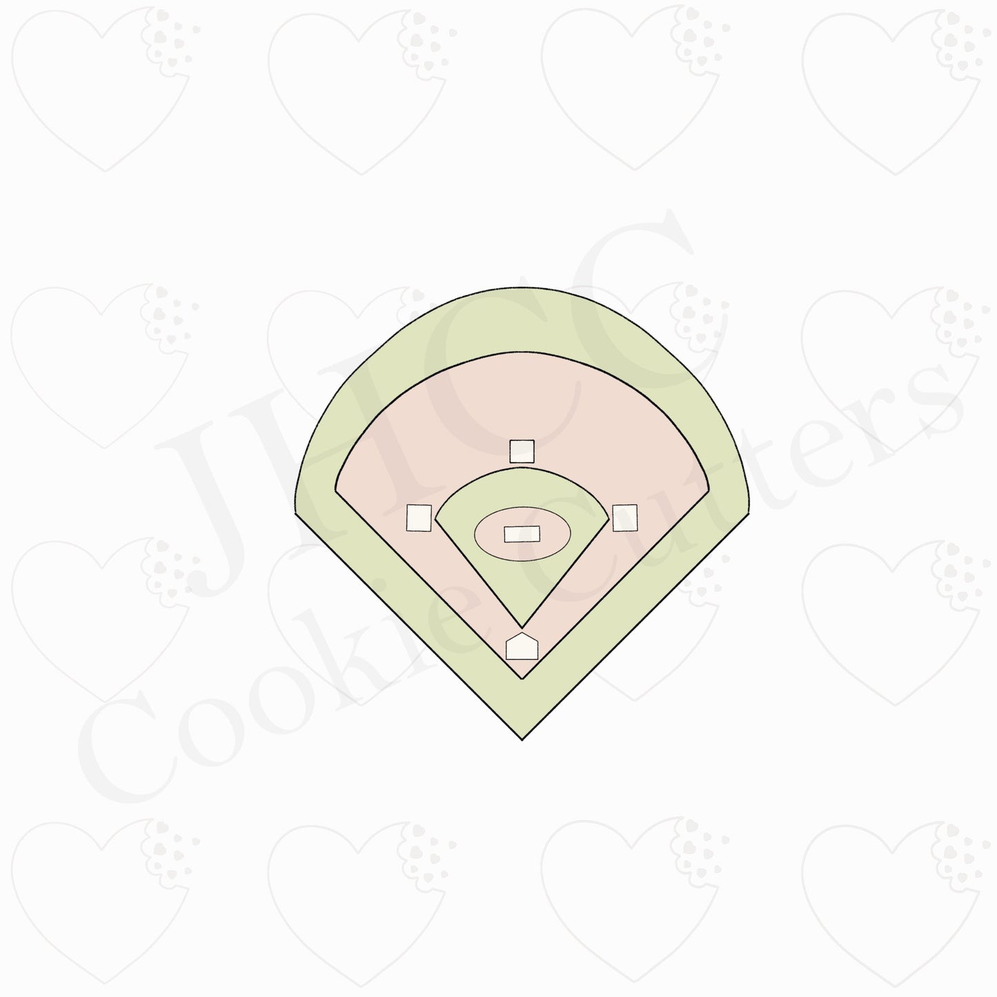Baseball Field - Cookie Cutter