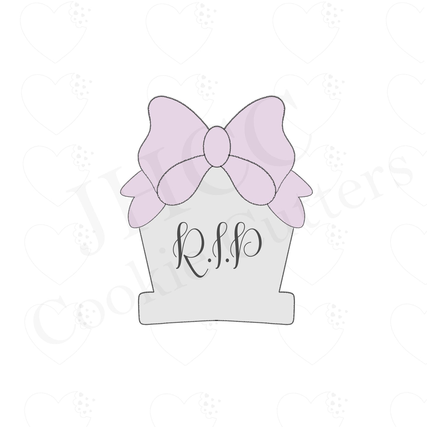 Bow Tombstone - Cookie Cutter