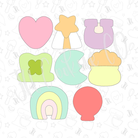 Lucky Charms Marshmallow Cookie Cutter Set