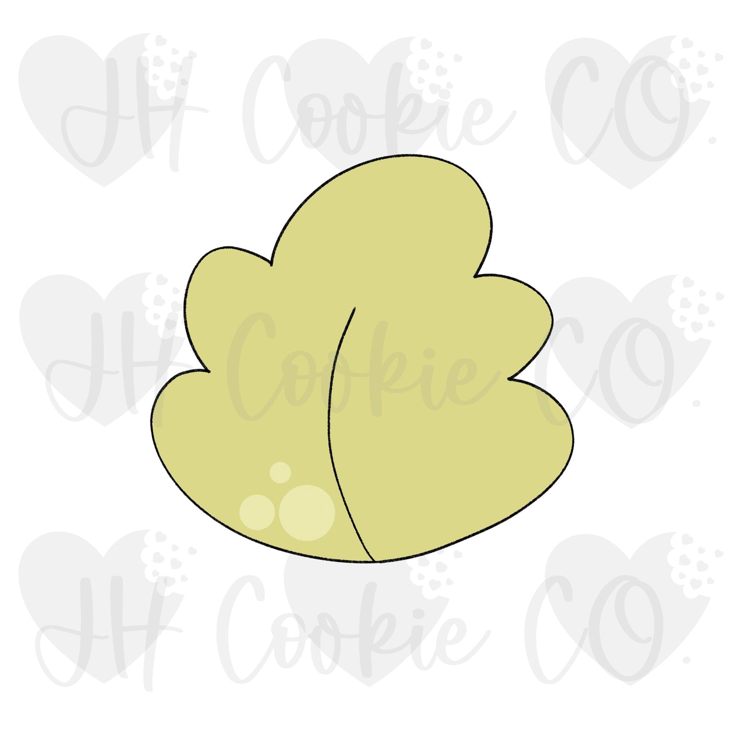Floral Leaf  - Cookie Cutter