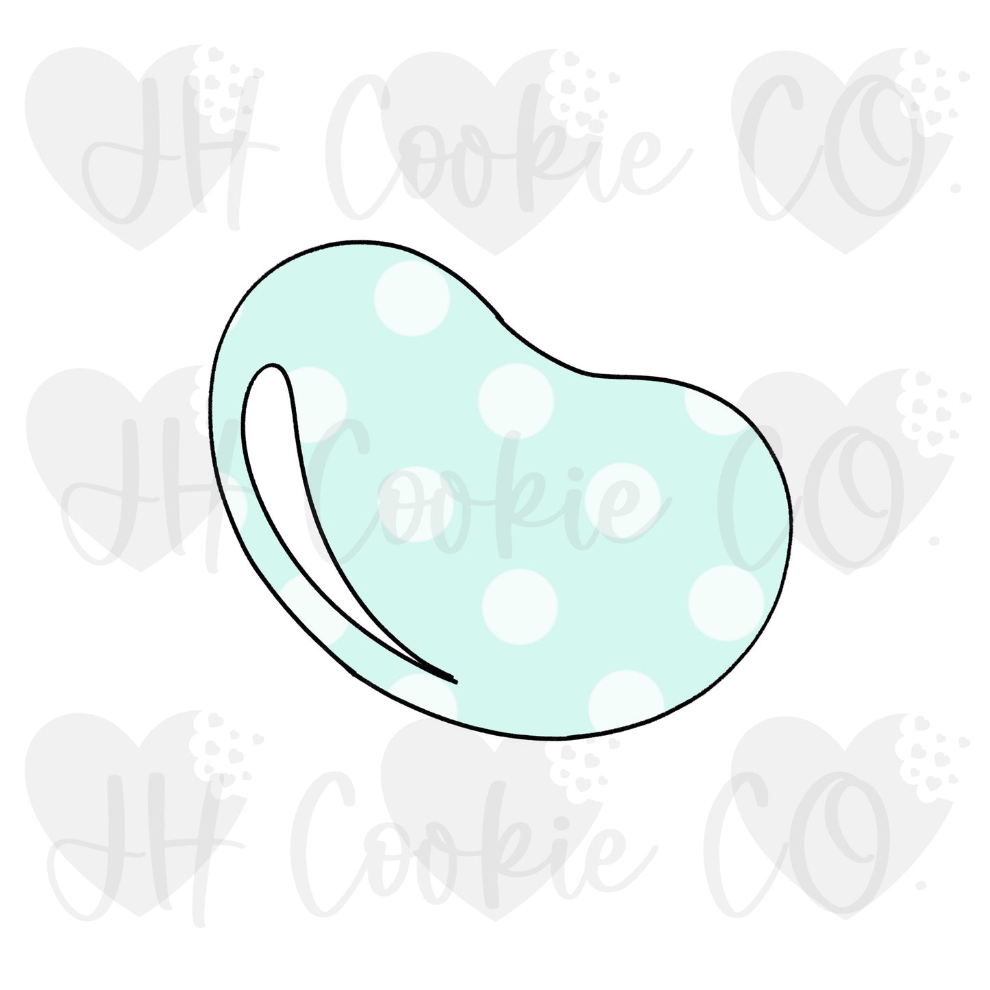 Chubby Jelly Bean - Cookie Cutter