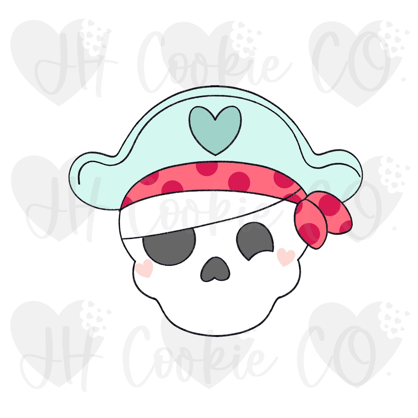 Skeleton Pirate - Cookie Cutter