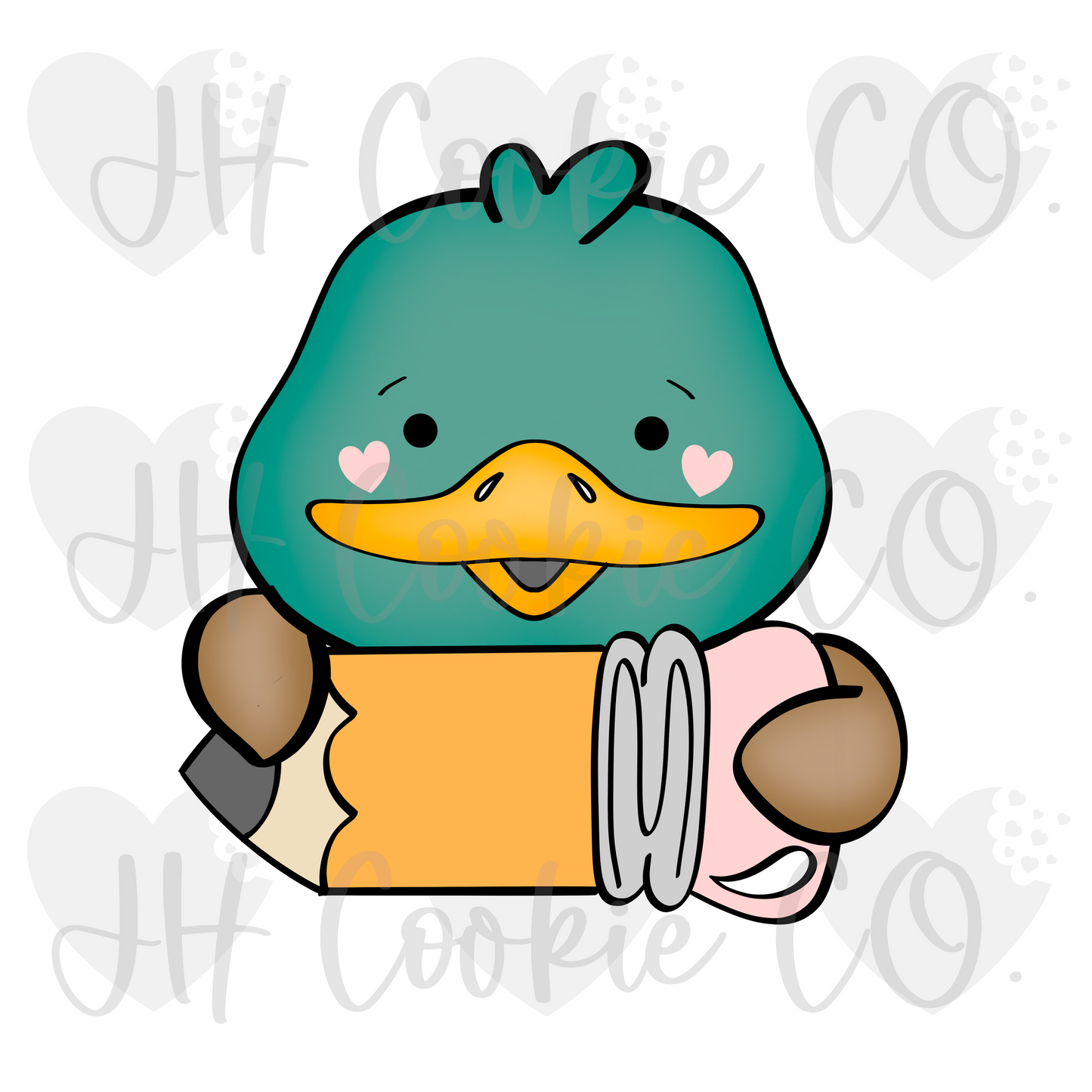 Duck Pencil Plaque (2022) - Cookie Cutter