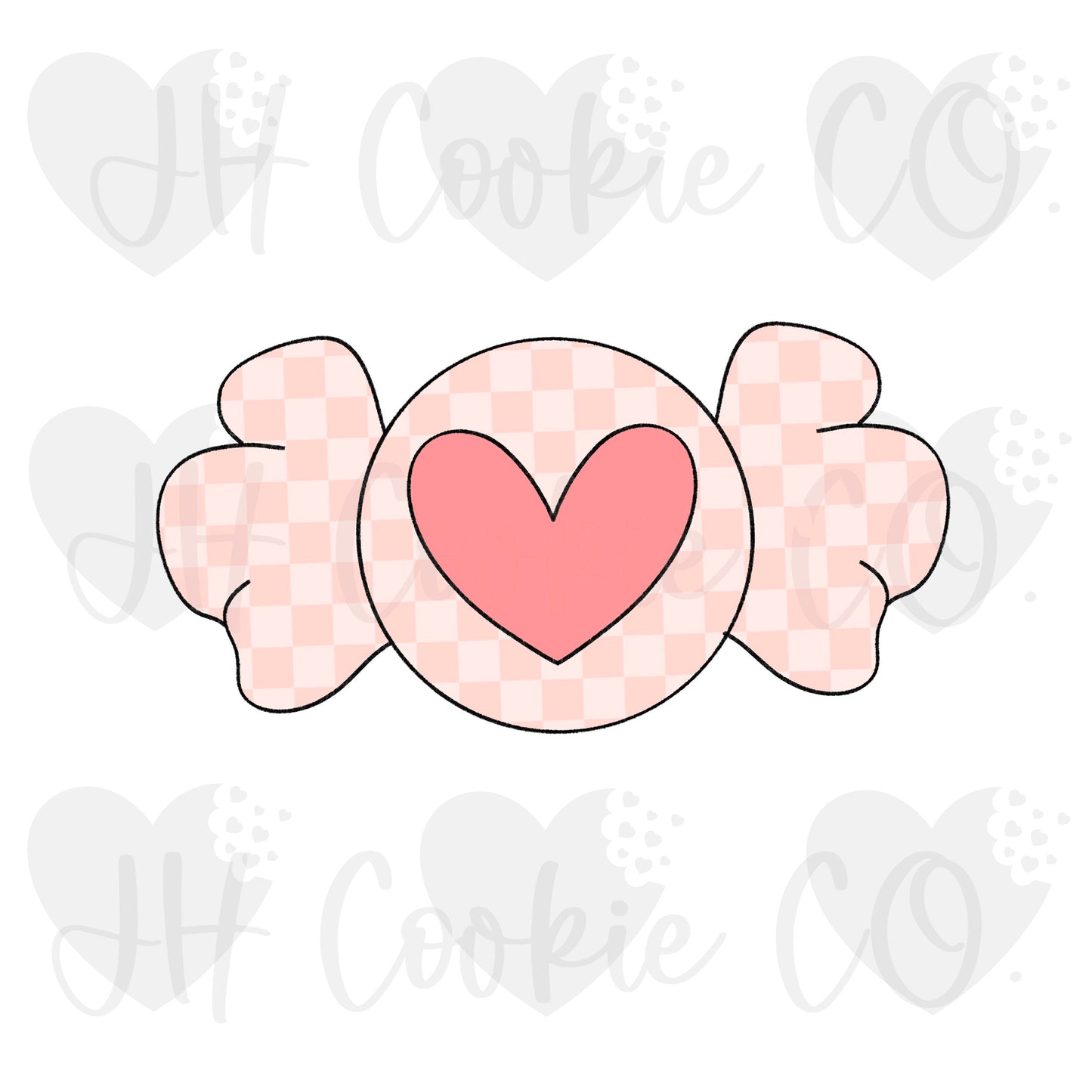 Wrapped Candy [valentines candy set]- Cookie Cutter