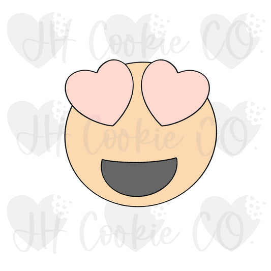 Heart Eyes Emoji [Emoji set] - Cookie Cutter