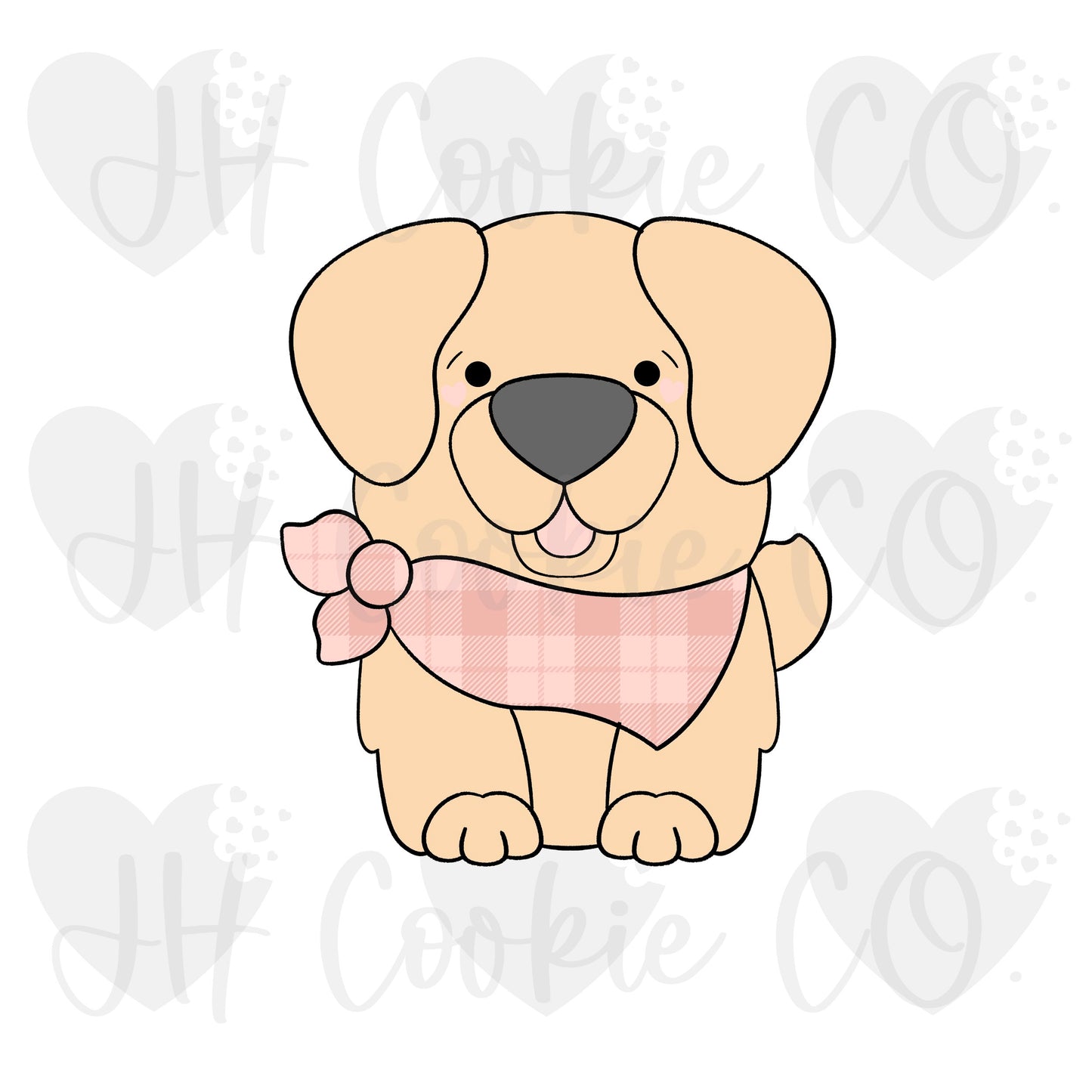 Golden Puppy - Cookie Cutter