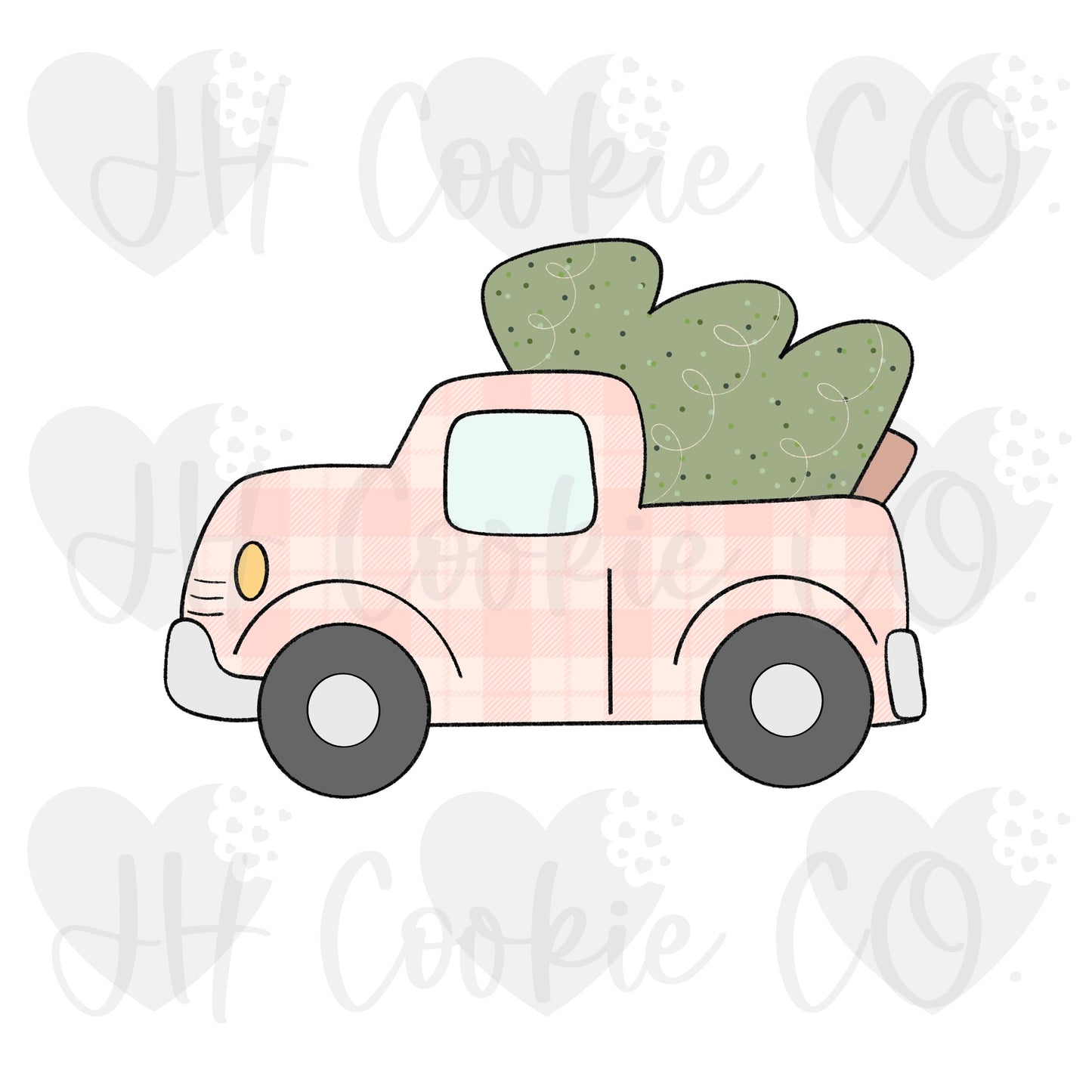 Christmas Tree Truck - Cookie Cutter