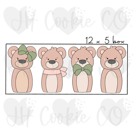 Teddy Bear Stick Set  -  Cookie Cutter