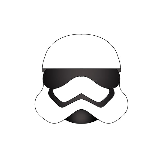 storm trooper helmet cookie cutter