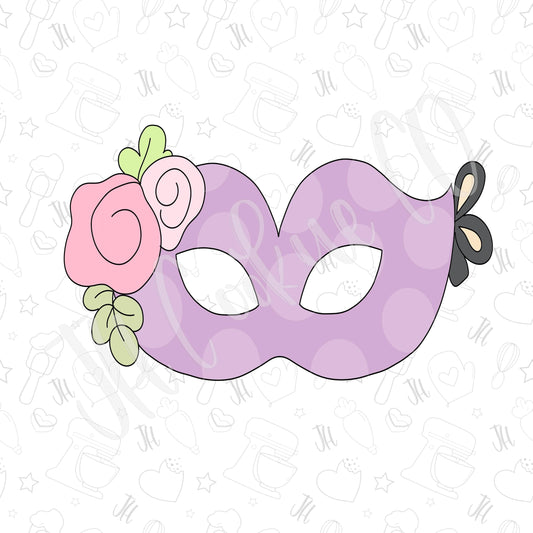 Floral Mask 2019 cookie cutter